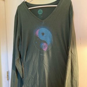 Life is Good Long Sleeve Women’s Shirt